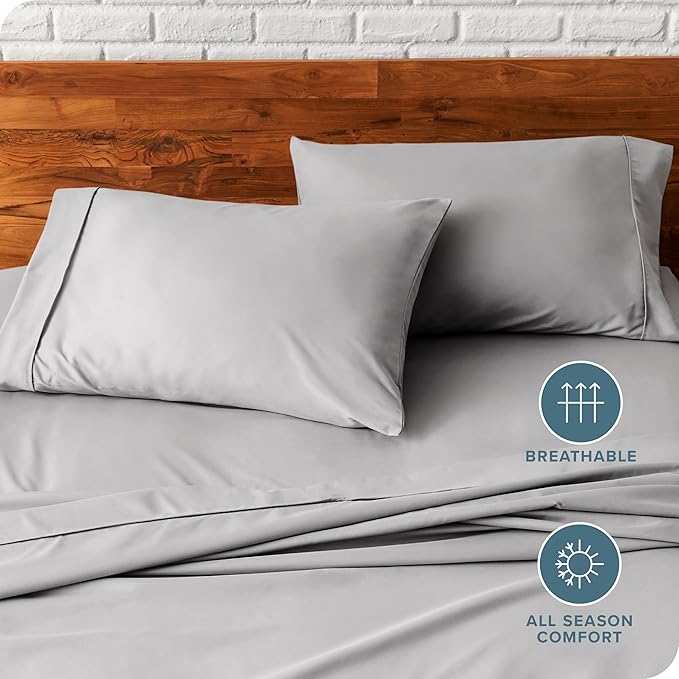 Microfiber Cooling Pillowcase Set - King - 2 Pack - 2 Piece