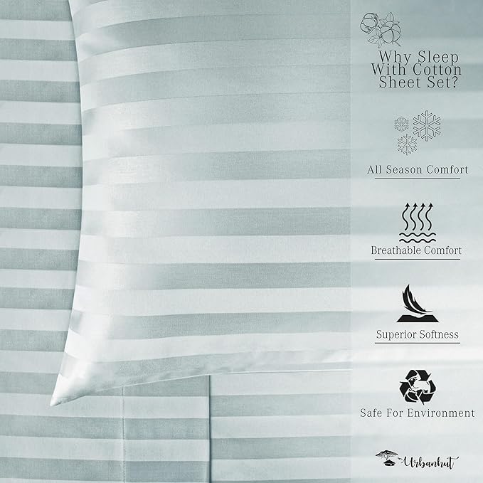 Bed Sheet Set - Queen - 16 in Deep Pocket - 4 Piece