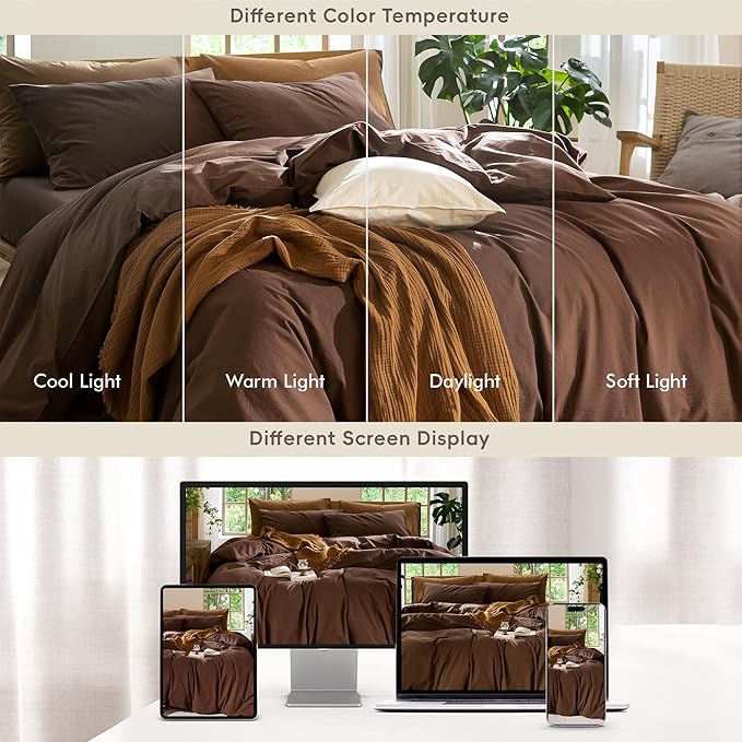 Linen Duvet Cover Set - King