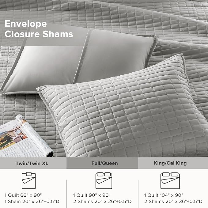 Quilt Set - Queen - 3 Piece