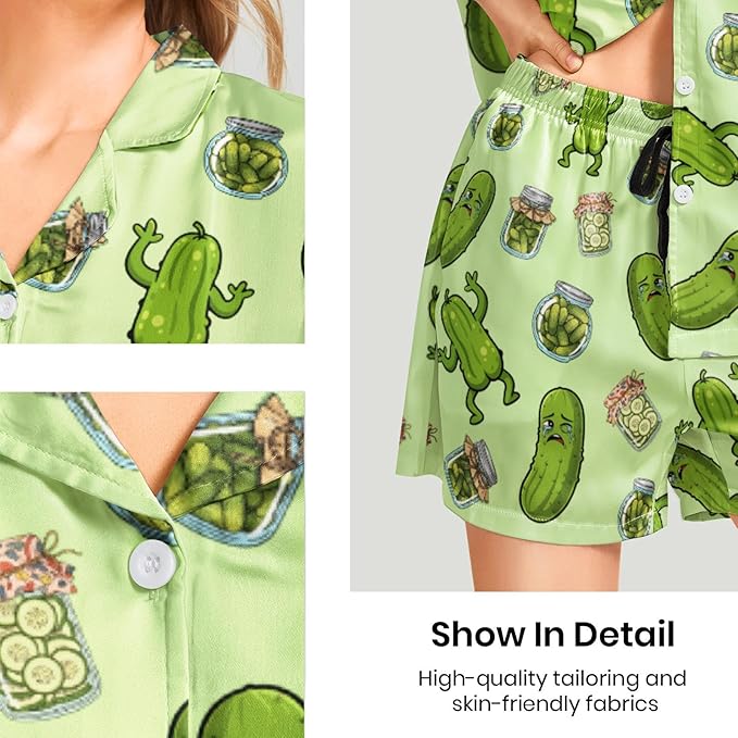 Women's Pajama Set - Short Sleeve - 2 Piece