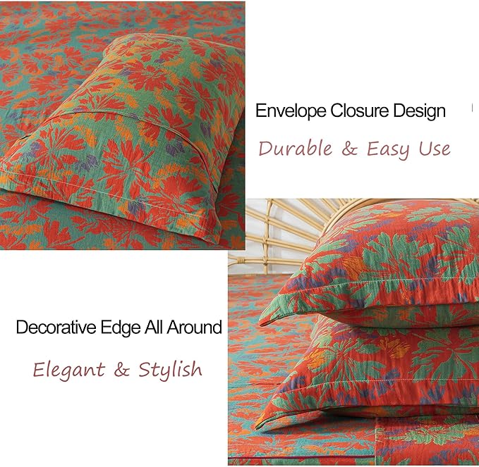 100% Cotton Bed Sheet Set - King - 4 Piece