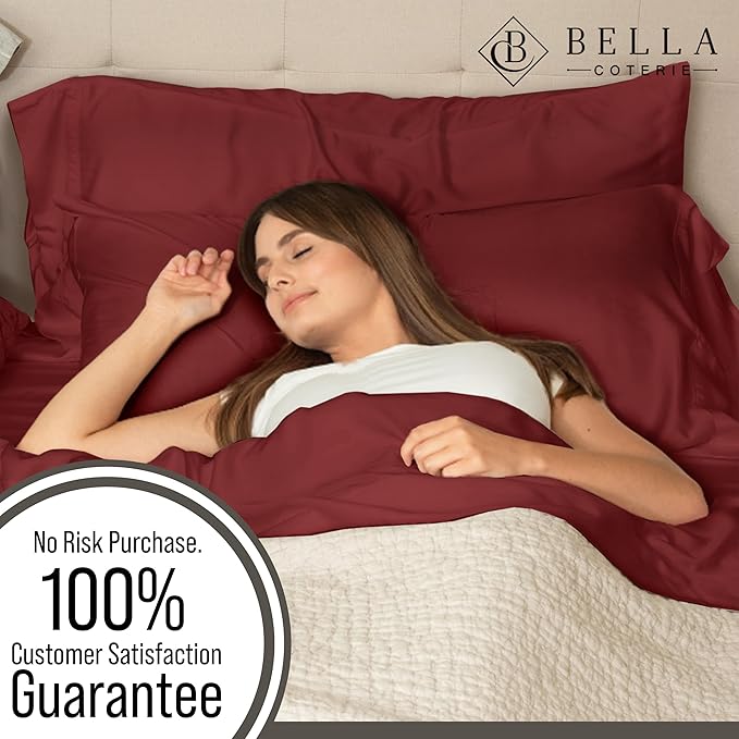 Bamboo Cooling Bed Sheet Set - King - 6 Piece