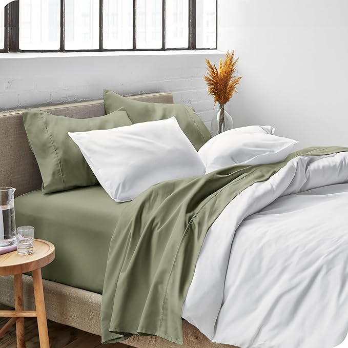 Microfiber Bed Sheet Set - Queen - 4 Piece
