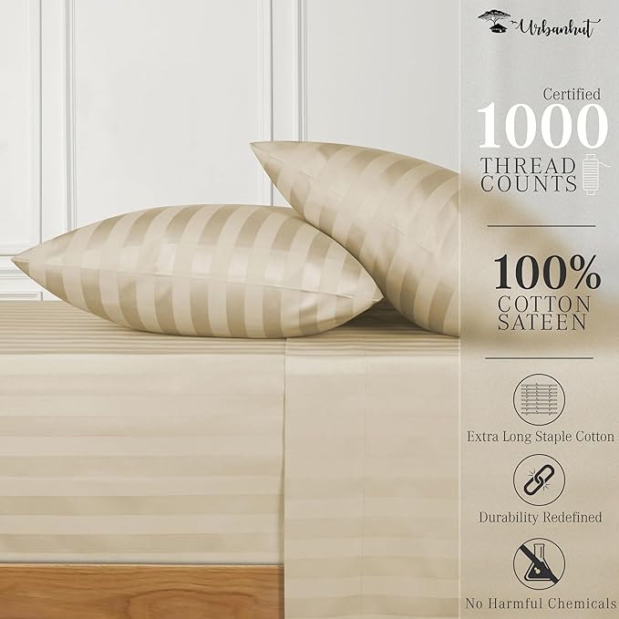 Bed Sheet Set - Full - 16 in Deep Pocket - 4 Piece