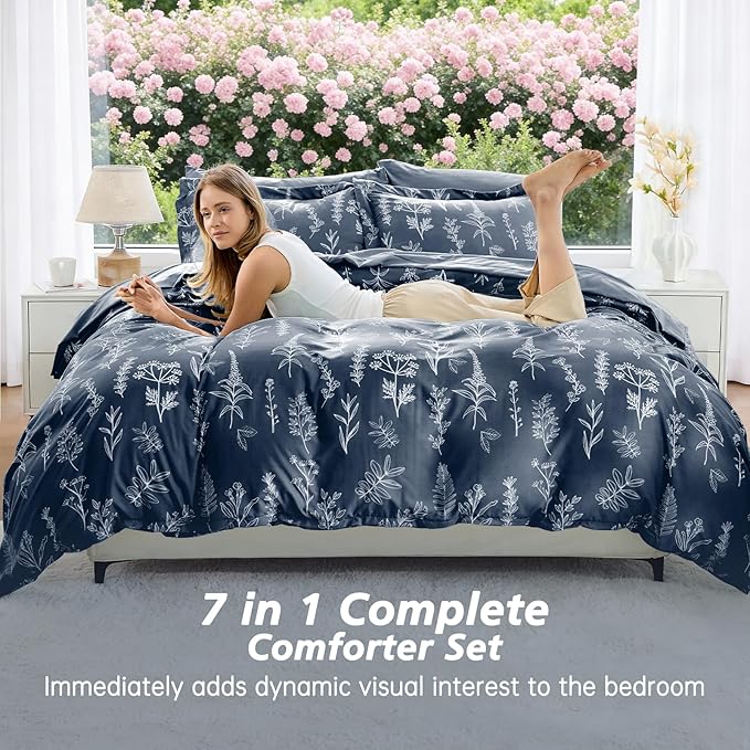 Comforter Set - Queen - 7 Piece