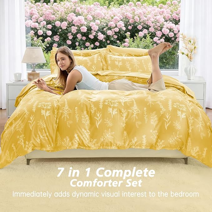Comforter Set - King - 7 Piece