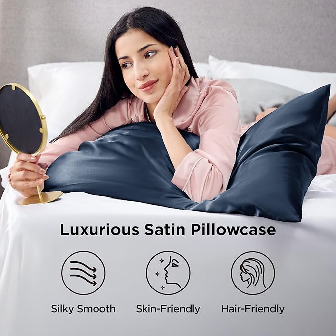 Satin Pillowcase Set - Queen - 20 x 30 in - 2 Piece