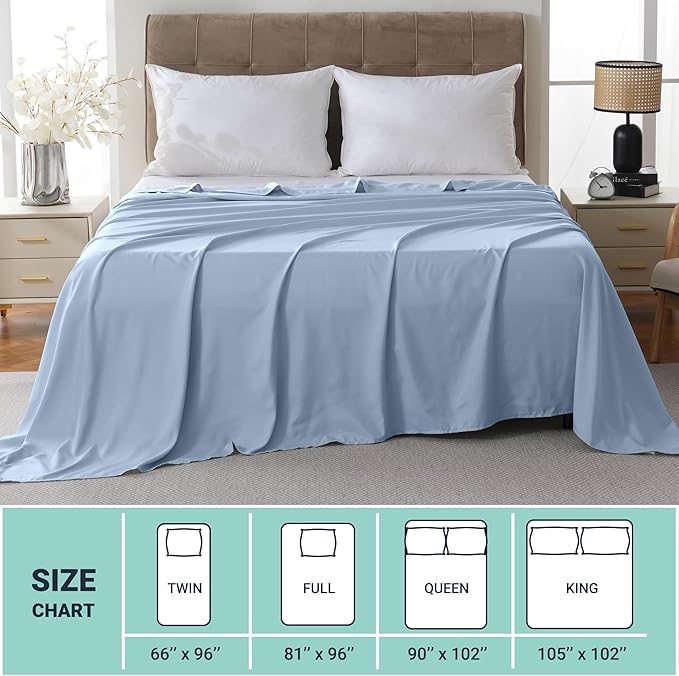 Microfiber Hypoallergenic Flat Sheet - Twin