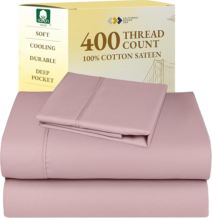 100% Cotton Bed Sheet Set - Twin XL - 3 Piece