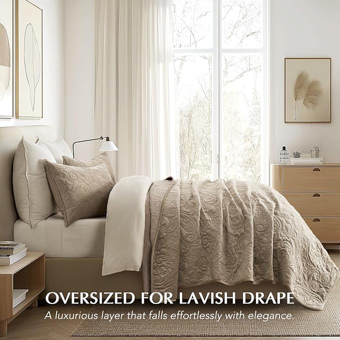 Velvet Quilt Set - King - 3 Piece