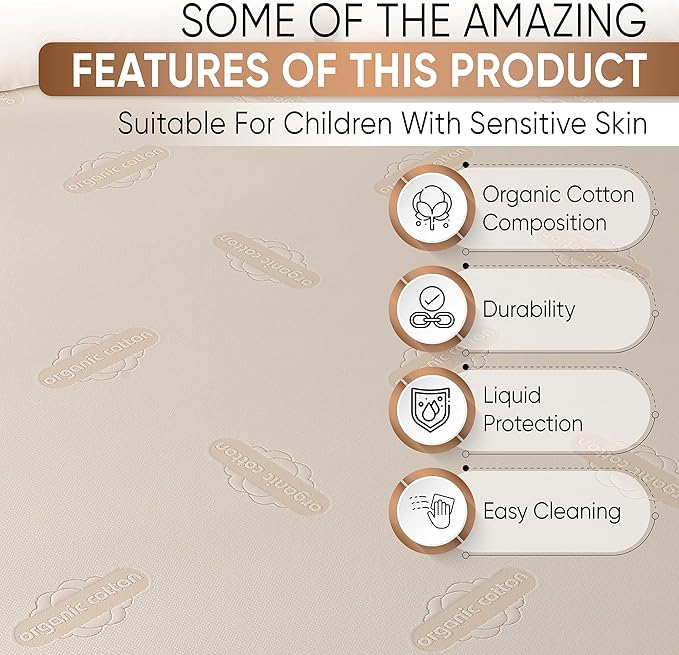 Jersey Waterproof Mattress Protector - Twin
