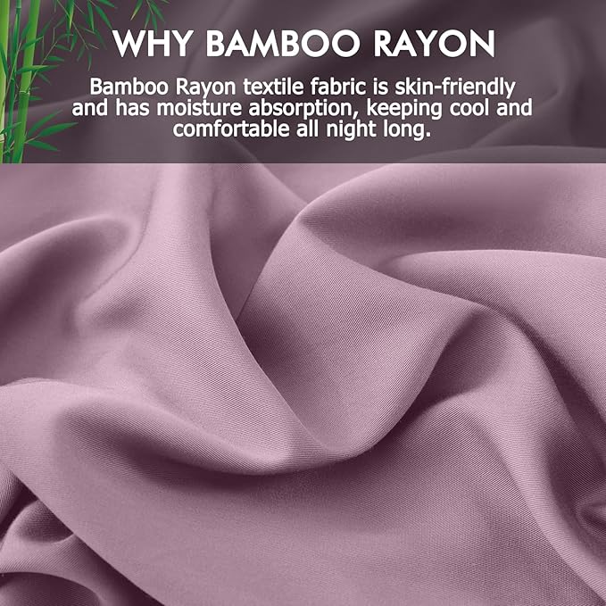 Bamboo Cooling Pillowcase Set - Queen - 2 Pack