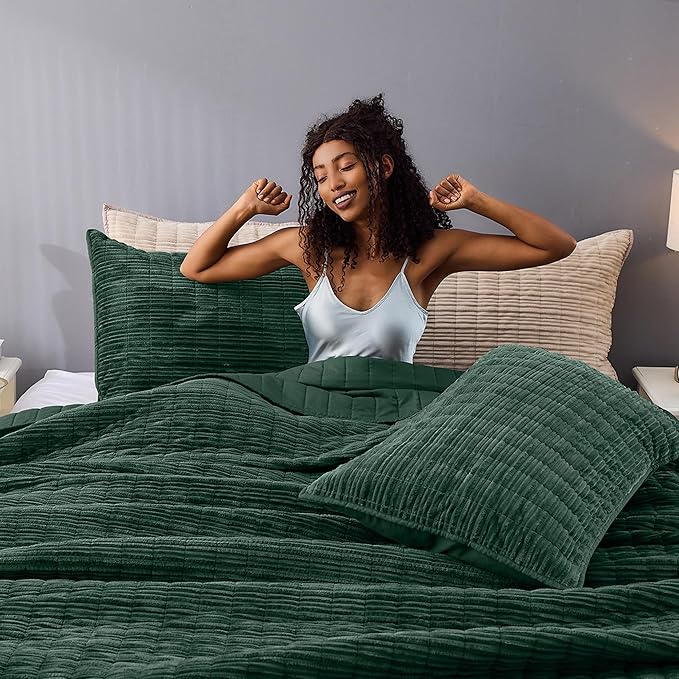 Velvet Quilt Set - King
