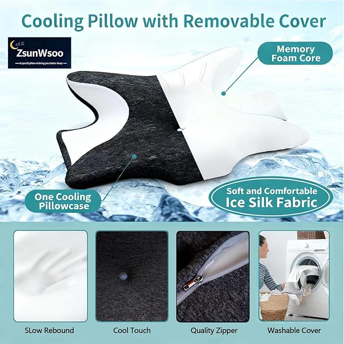 Memory Foam Backrest Pillow
