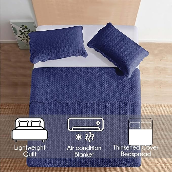 Microfiber Quilt Set - King - 8 Pack