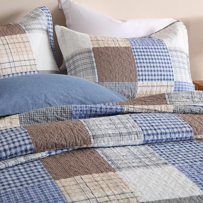100% Cotton Quilt Set - Queen