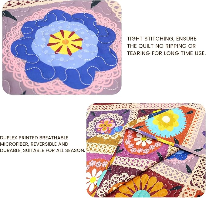 Quilt Set - King - 3 Piece
