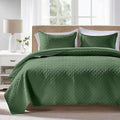 Microfiber Quilt Set - Queen