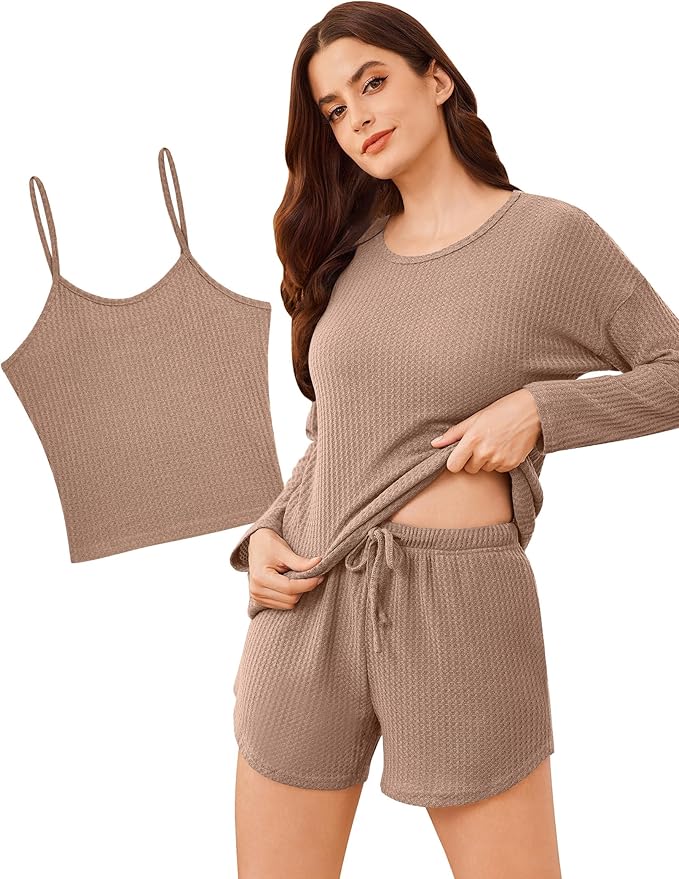 Shorts Pajama Set - Long Sleeve - 3 Piece