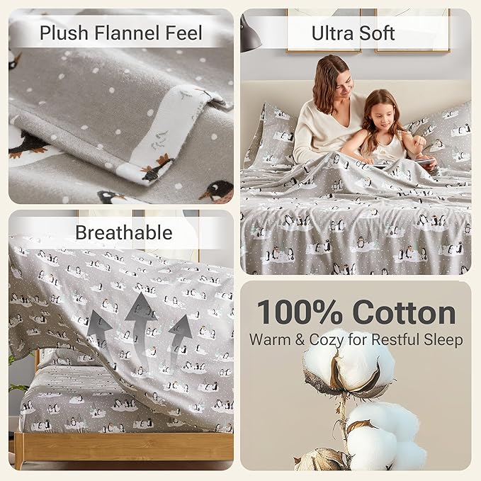 100% Cotton Bed Sheet Set - King