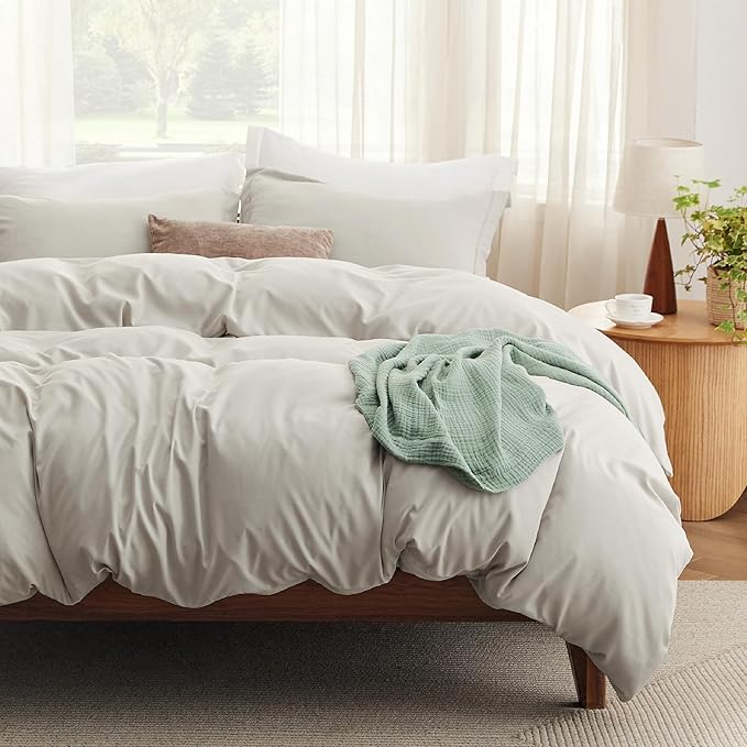 Linen Duvet Cover Set - California King - 4 Piece