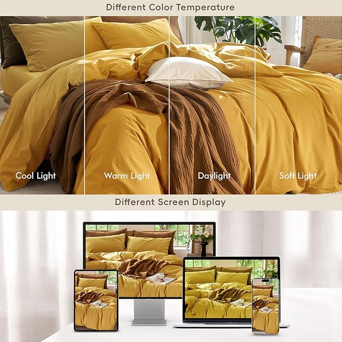 Linen Duvet Cover Set - Twin