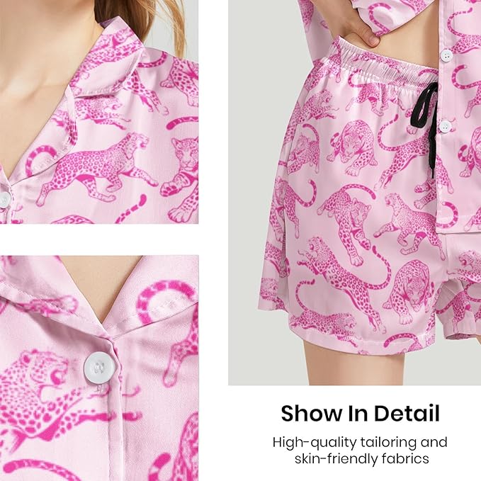 Women's Pajama Set - Short Sleeve - 2 Piece