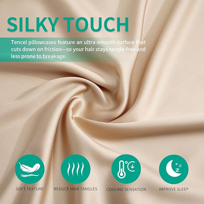 Cooling Pillowcase Set - King - 2 Pack