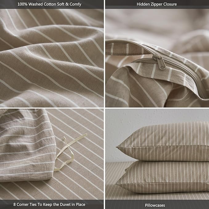 Linen Duvet Cover Set - Queen