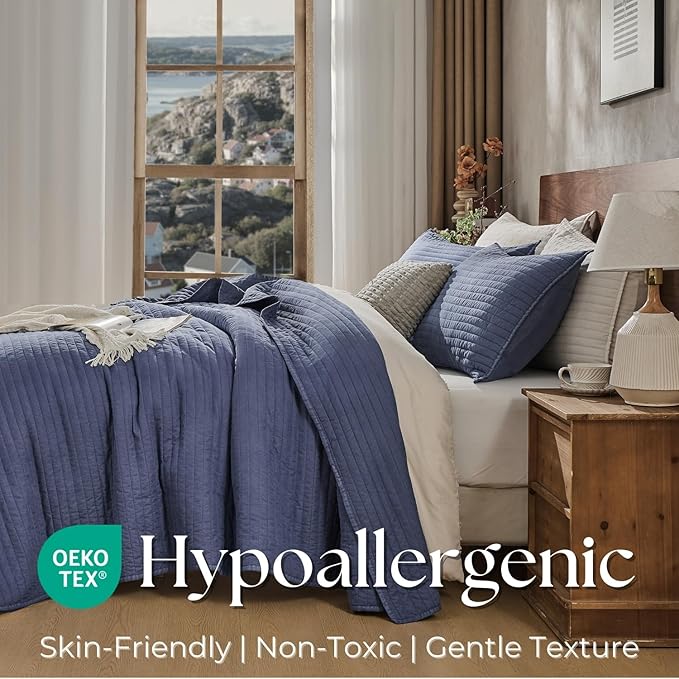 Microfiber Quilt Set - King