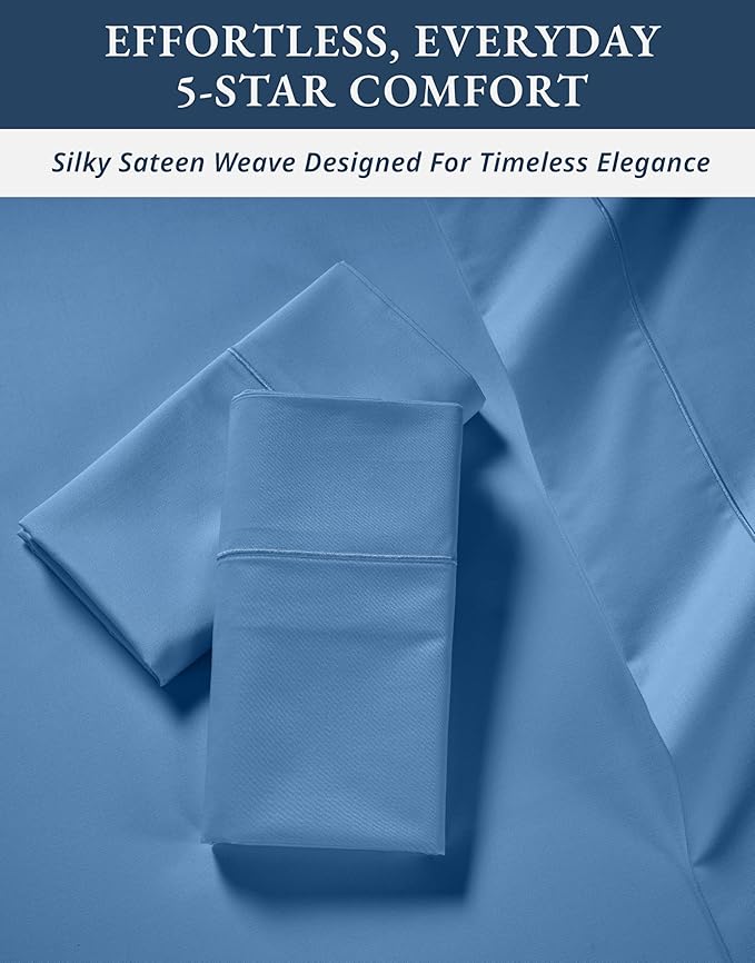 Linen Bed Sheet Set - Queen - 15 in Deep Pocket
