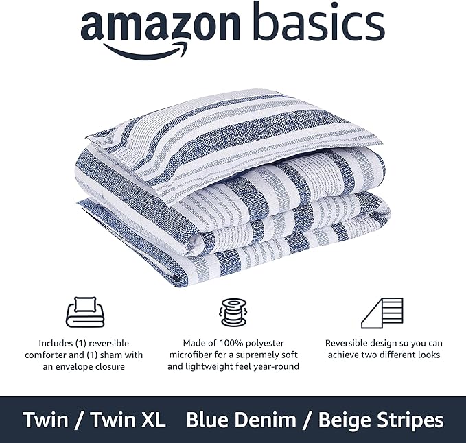 Microfiber Comforter Set - Twin XL - 2 Piece