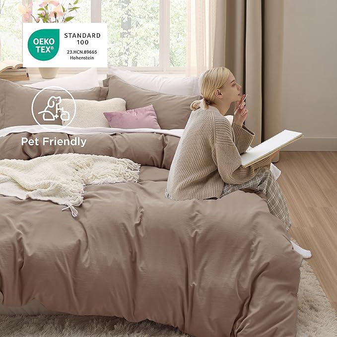 Duvet Cover Set - King - 120 x 98 in - 3 Piece