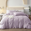 Linen Duvet Cover Set - King - 104 x 90 in - 3 Piece
