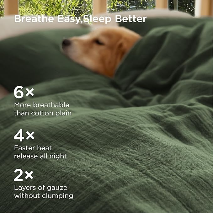 Bamboo Cooling Duvet Cover Set - King - 3 Piece