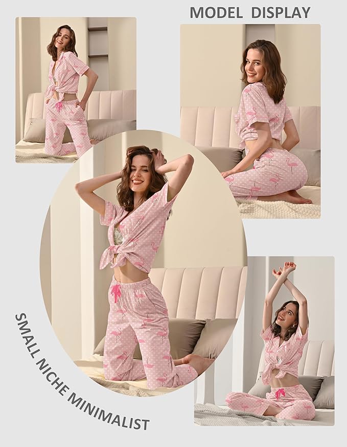 Women's 100% Cotton Pajama Set - 2 Piece