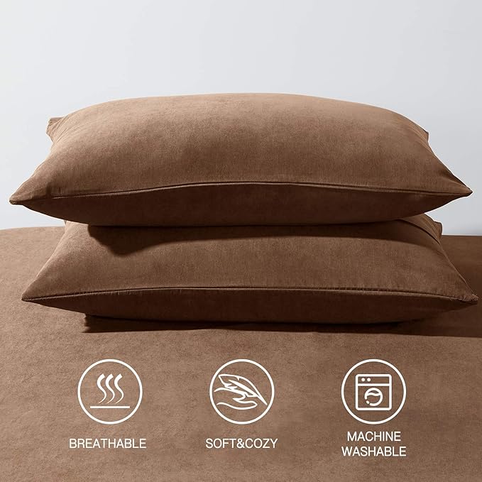 Microfiber Pillowcase Set - Standard - 20 x 26 in - 2 Pack - 2 Piece
