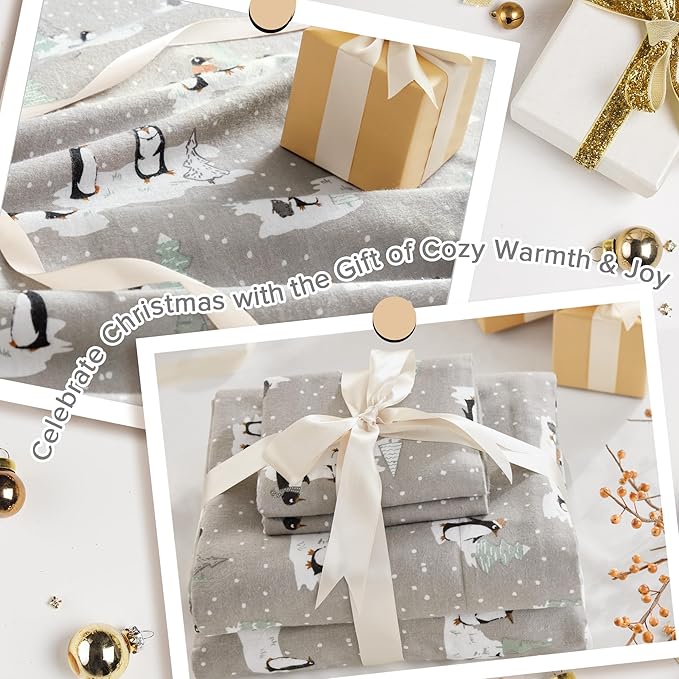 100% Cotton Bed Sheet Set - Twin - 3 Piece