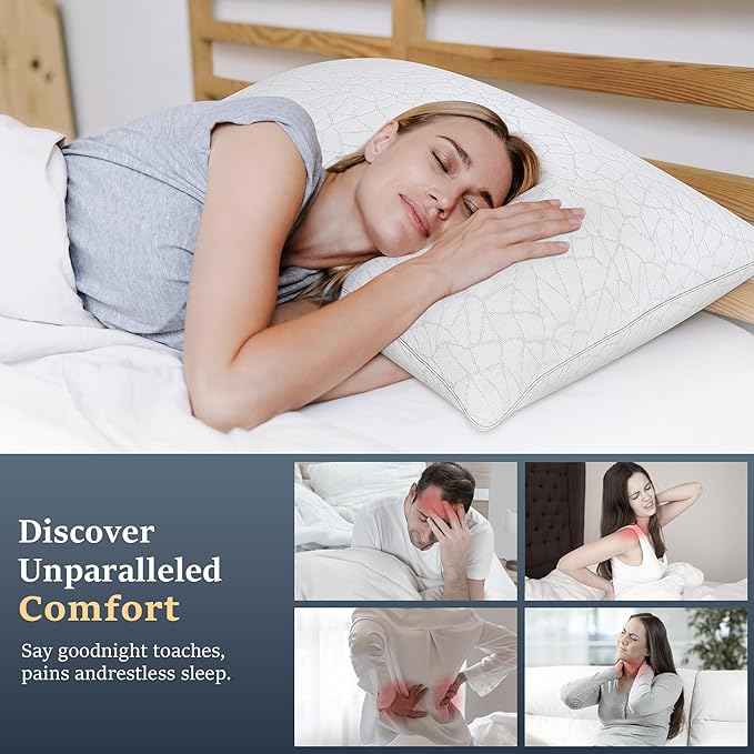 Microfiber Cooling Bed Pillow - Standard - 2 Piece