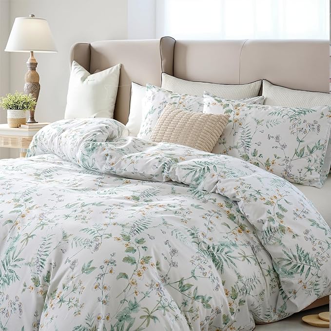 100% Cotton Duvet Cover Set - Queen - 3 Piece