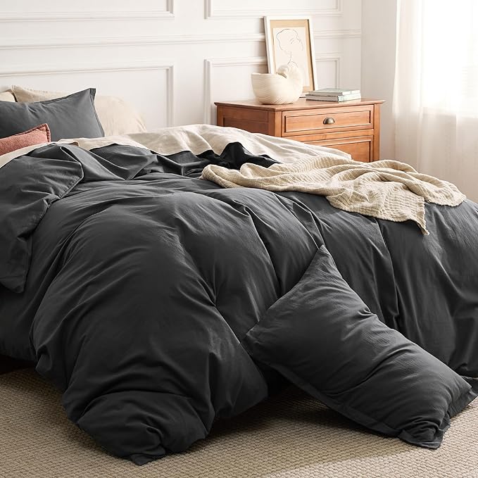 Linen Duvet Cover Set - Queen