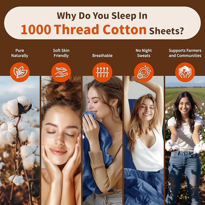 Bed Sheet Set - Queen - 6 Piece