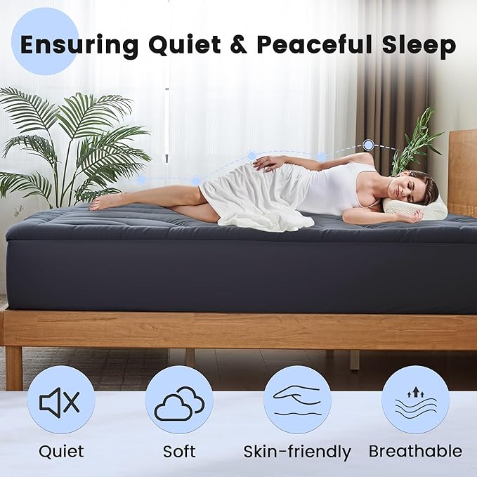 Waterproof Mattress Pad - Queen - 21 in Deep Pocket