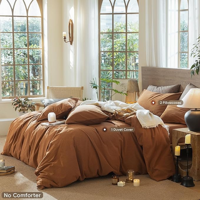 Linen Duvet Cover Set - Queen