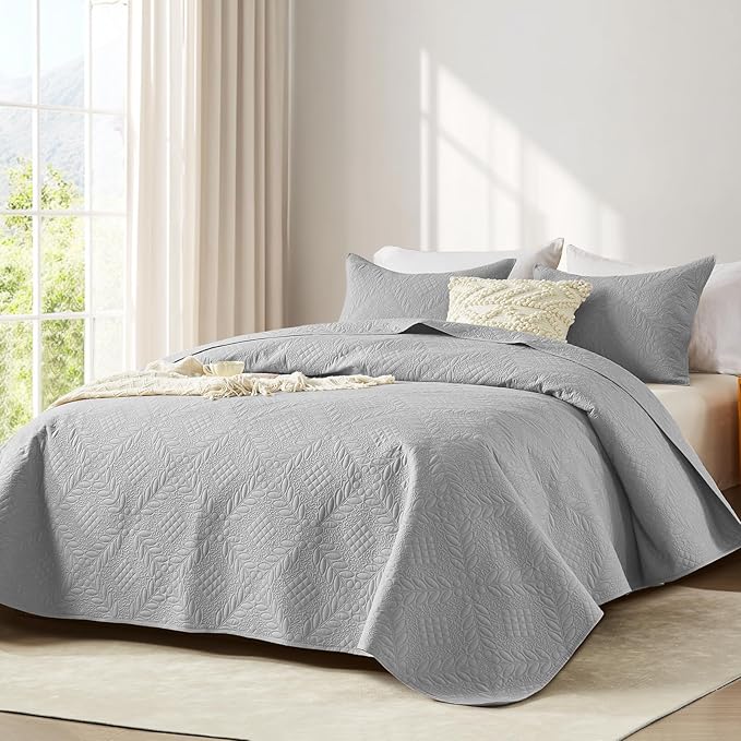 Microfiber Quilt Set - Twin - 2 Piece