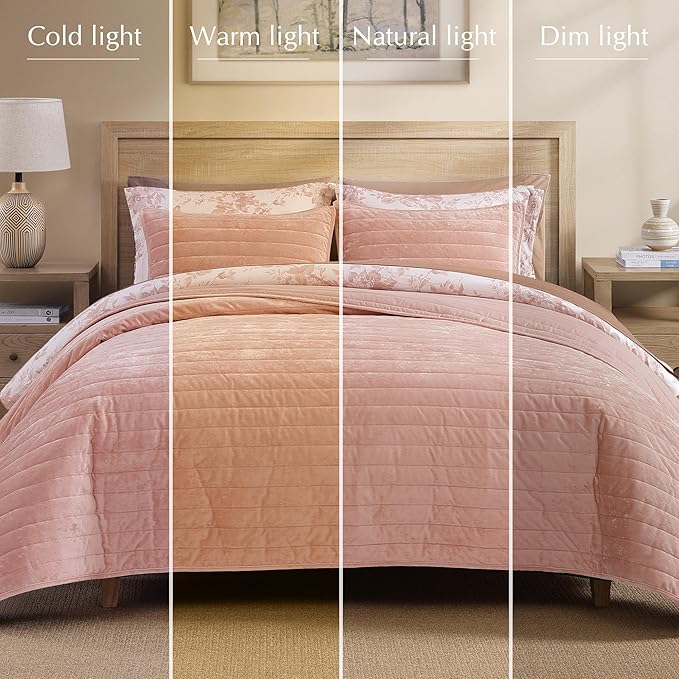 Velvet Quilt Set - Queen - 3 Piece