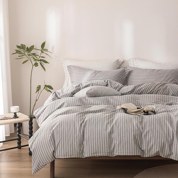 Linen Duvet Cover Set - Queen