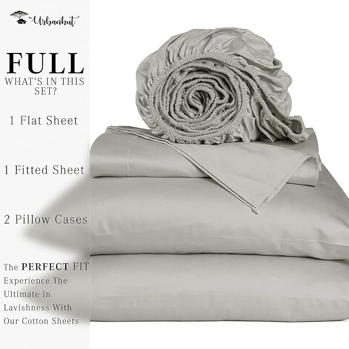 Bed Sheet Set - Full - 16 in Deep Pocket - 4 Piece
