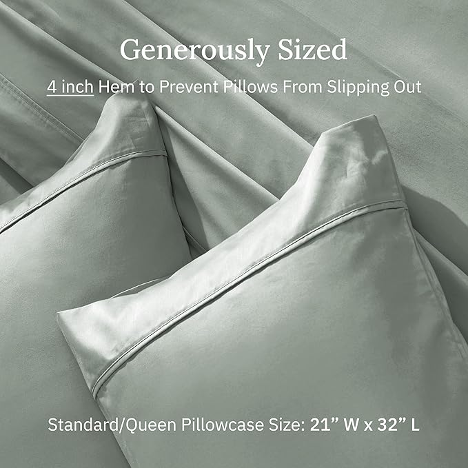 100% Cotton Pillowcase Set - Queen - 2 Piece